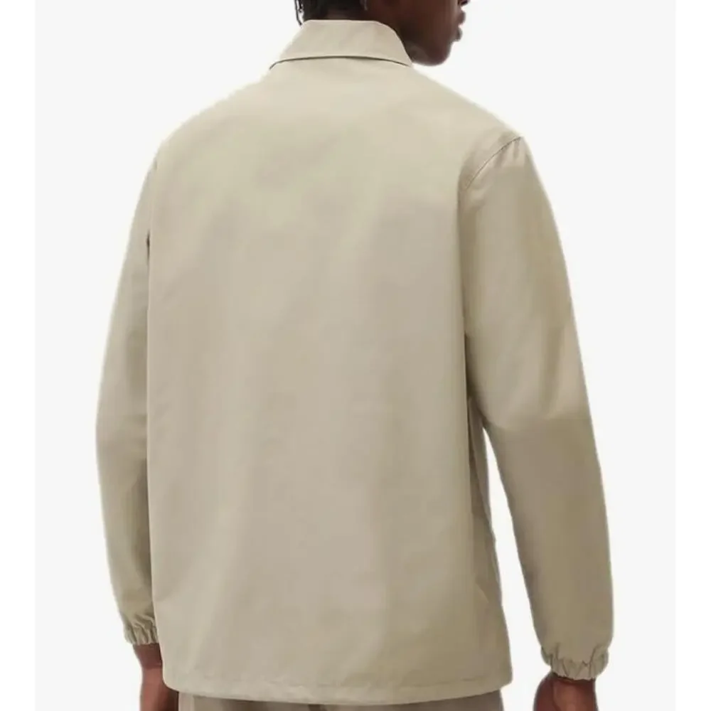 NEW Dickies Oakport Coaches Jacket Khaki Men's Sz XL Waterproof Button Front